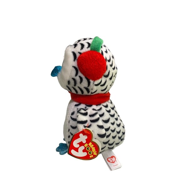 TY BEANIE BOOS NESTER The Christmas Owl 6” Plush Stuffed Animal With Tags - Picture 3 of 13
